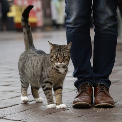 ¿Por qué los gatos se acercan a algunas personas?